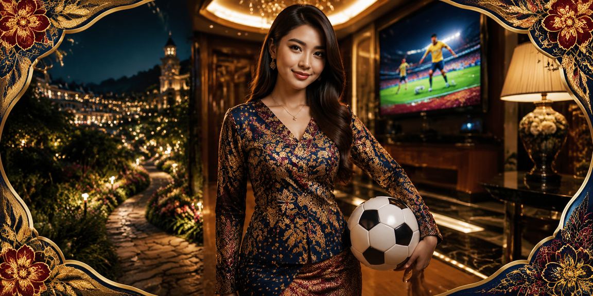 Peminat bola sepak Malaysia menonton perlawanan dengan latar belakang batik